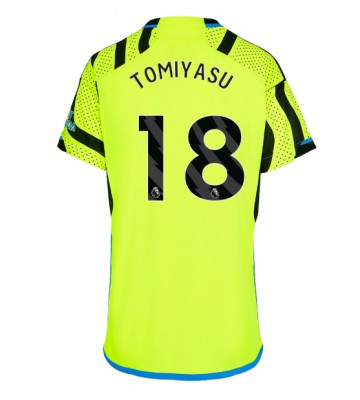 Arsenal Takehiro Tomiyasu #18 Udebanetrøje Dame 2023-24 Kort ærmer